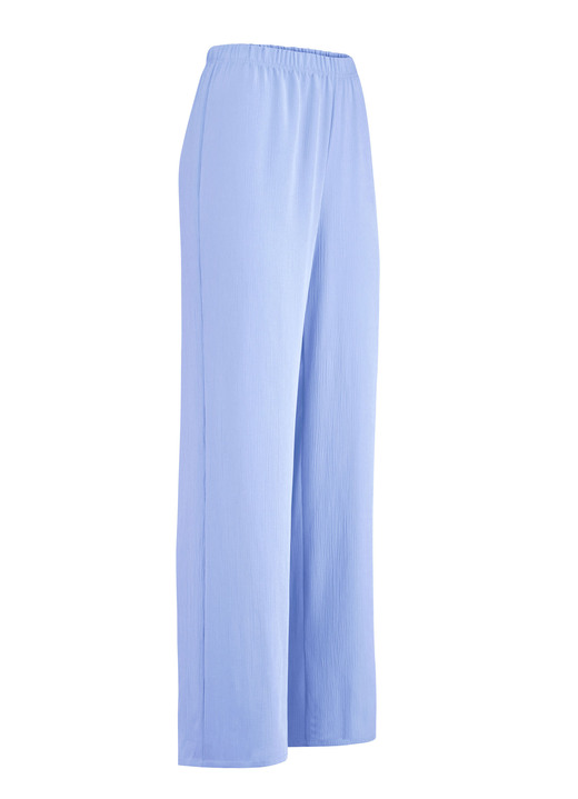 Broeken - Broek met comfortabel wijd model, in Größe 018 bis 052, in Farbe LICHTBLAUW Ansicht 1