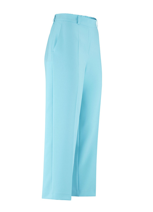 Broeken - Broek met elastische tailleband aan de achterkant, in Größe 018 bis 054, in Farbe TURQUOISE Ansicht 1