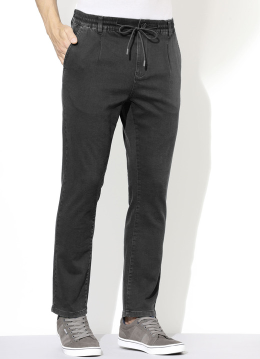 Jeans - Superstretch jeans in 3 kleuren, in Größe 024 bis 062, in Farbe ANTRACIET Ansicht 1