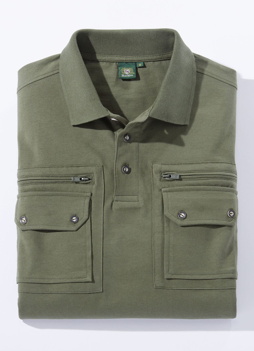 Shirts - Poloshirt in 3 kleuren, in Größe 3XL (60/62) bis XXL (56/58), in Farbe OLIJF Ansicht 1