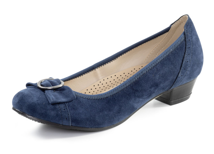 Pumps & ballerina's - Andrea Conti, chique damespumps, met elastische band, in Größe 036 bis 042, in Farbe BLAU Ansicht 1