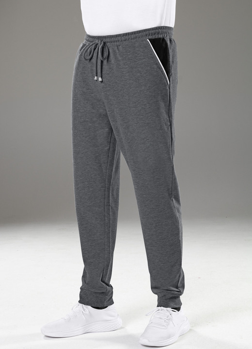 Vrijetijdbroeken - Casual broek in 4 kleuren Vrijetijdbroeken - Casual broek in 4 kleuren, in Größe 024 bis 060, in Farbe ANTRACIET GEMÊLEERD