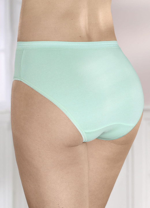 - Set van vijf slips, in Größe 036 bis 052, in Farbe MINT, in Ausführung FÜNFERPACK Ansicht 1