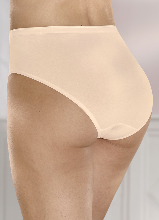 Slips - Comtessa drie-pack slip zonder zijnaden, in Größe 038 bis 050, in Farbe POEDER Ansicht 1