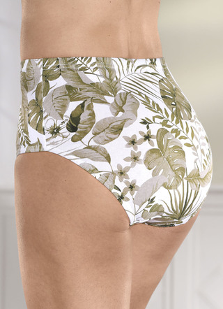 Set van vier slips met elastische tailleband