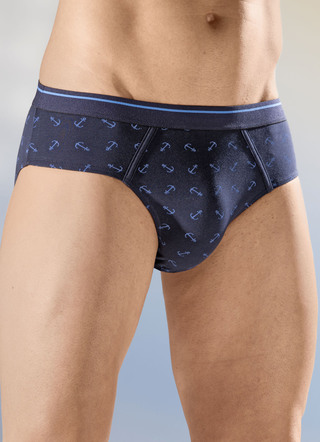 Set van vier slips met elastische tailleband