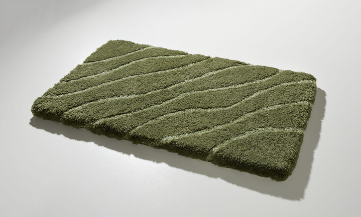Badmatten - Badkamerset van “Kleine Wolke”, in Größe 101 (tapijt, 55/ 65 cm) bis 108 (staande WC-mat, 55/ 55 cm), in Farbe GRÜN Ansicht 1