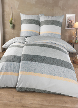 Omkeerbare beddengoedset in harmonieuze kleuren
