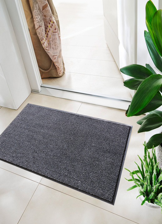 Schoonloopmatten - Duurzame vuilopvangmat, in Größe 101 (40 x 60 cm) bis 103 (60 x 90 cm), in Farbe GRIJS Ansicht 1