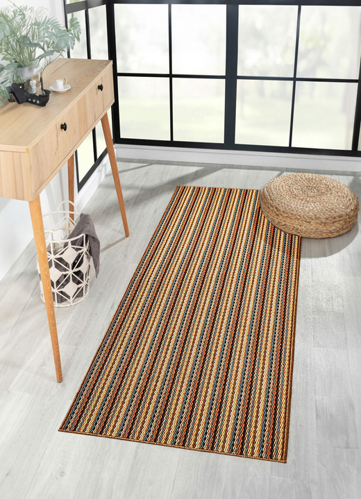 Tapijten - Loper met antislip latex achterkant, in Größe 102 (Loper, 67 cm breed) bis 106 (Loper, 100 cm breed), in Farbe BEIGE Ansicht 1