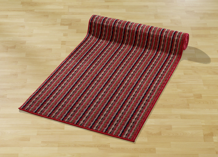 Tapijten - Loper met antislip latex achterkant, in Größe 102 (Loper, 67 cm breed) bis 106 (Loper, 100 cm breed), in Farbe ROOD Ansicht 1