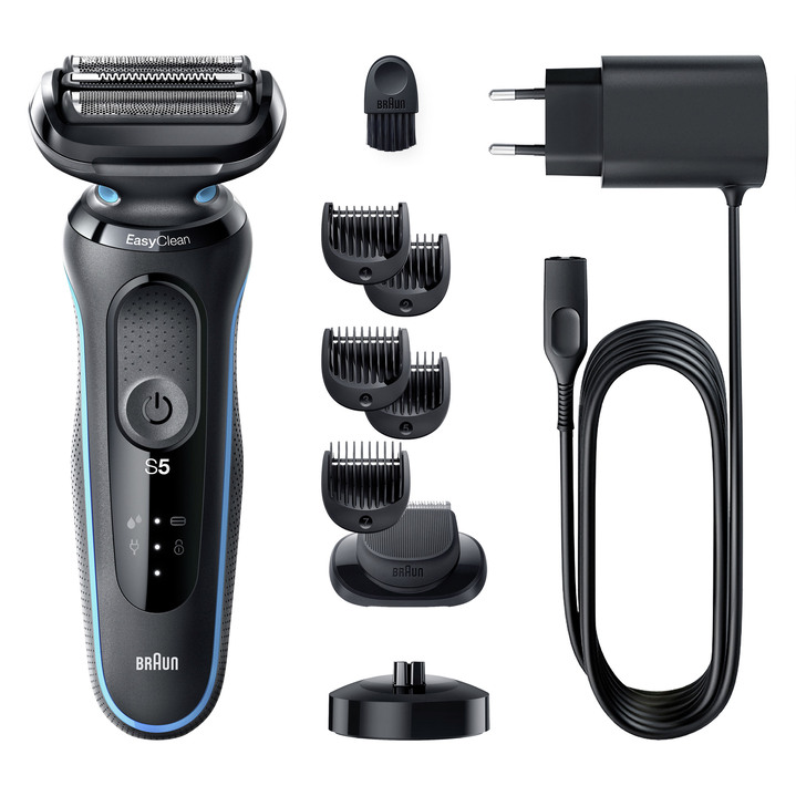 Scheer- & trimapparaten - Braun Shaver Series 5. 51-M4500cs draadloos/netscheerapparaat, in Farbe ZWART