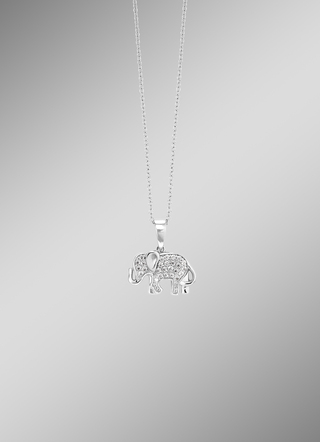 Charmante "olifant" hanger met ankerketting