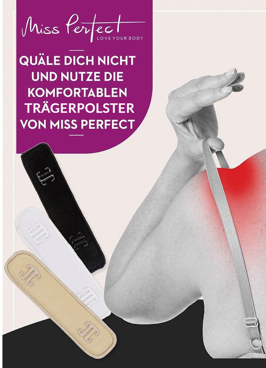 BH met voorsluiting - Miss Perfect 1 paar riempjes, in Farbe WEISS Ansicht 1