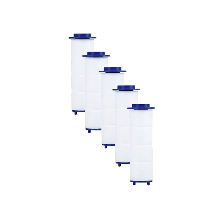 Accessoires - Vervangingsfilters, set van 5, voor Aquadon EcoTornado douchekop, in Farbe WEISS