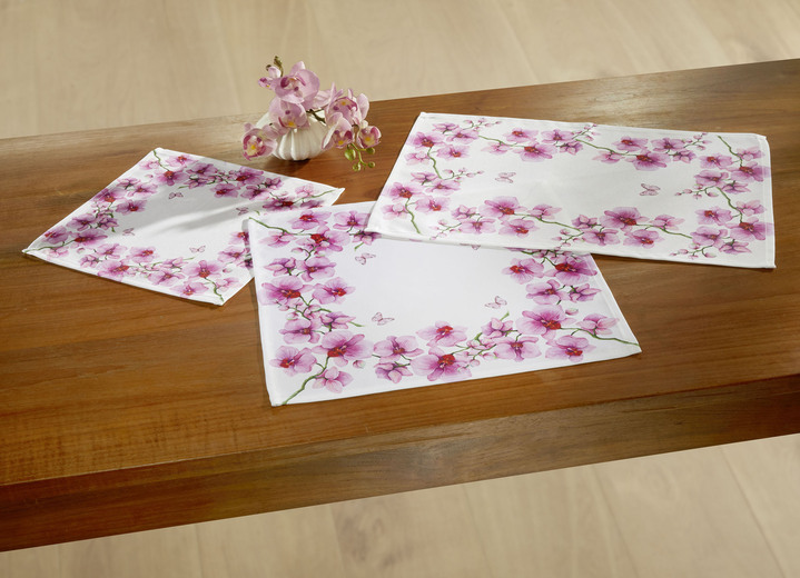 Woontextiel - Bedrukte tafel- en kamerdecoratie, in Größe 101 (Kleedje, 35/50 cm) bis 404 (Kussensloop, 40/40 cm), in Farbe KLEURRIJK Ansicht 1