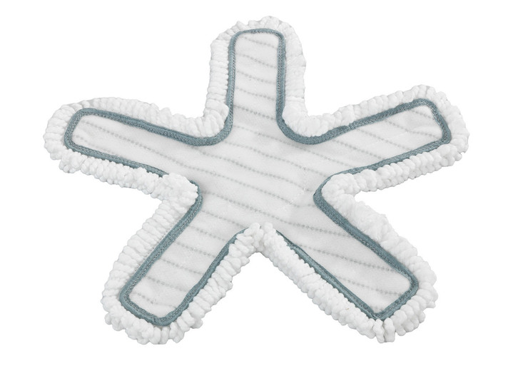 Accessoires - Vervangingshoezen, set van 2, voor Maximex Octopus vloermop, in Farbe WEISS-GRAU Ansicht 1