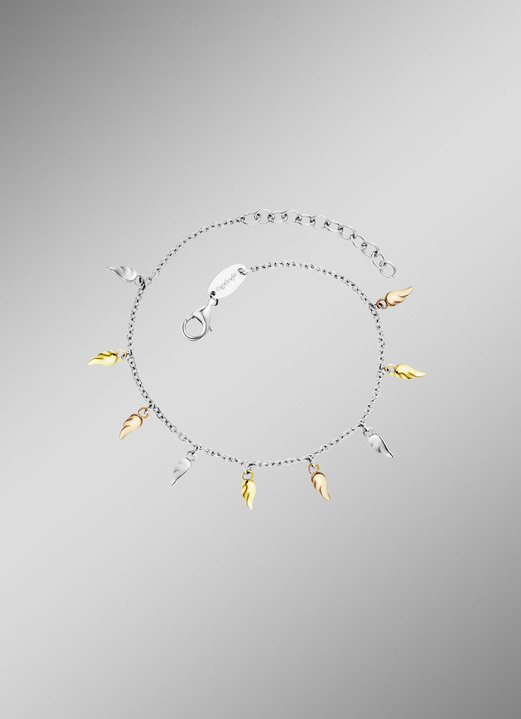 Armbanden - Engelsrufer armband met 9 vleugeltjes, in Farbe  Ansicht 1