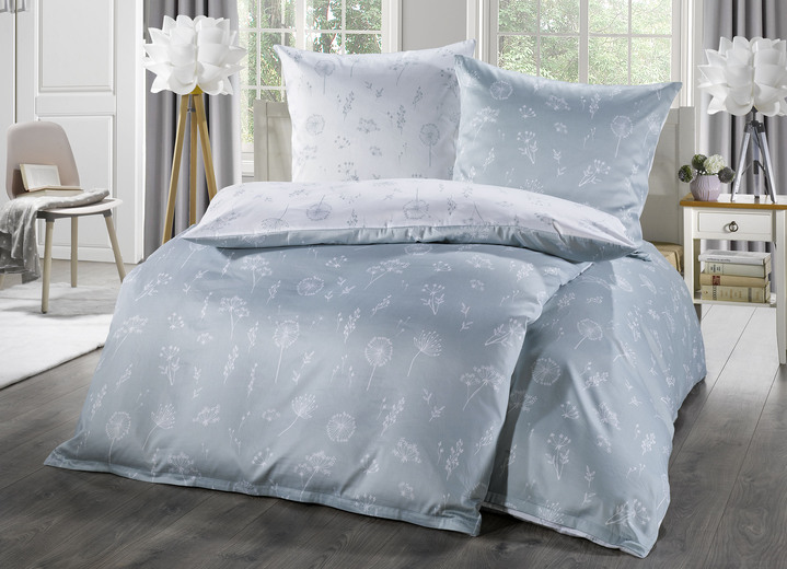 Beddengoed - Bedlinnenset, in Größe 112 (80/80 cm + 135/200 cm) bis 115 (80/80 cm + 155/220 cm), in Farbe MINTGRÜN Ansicht 1