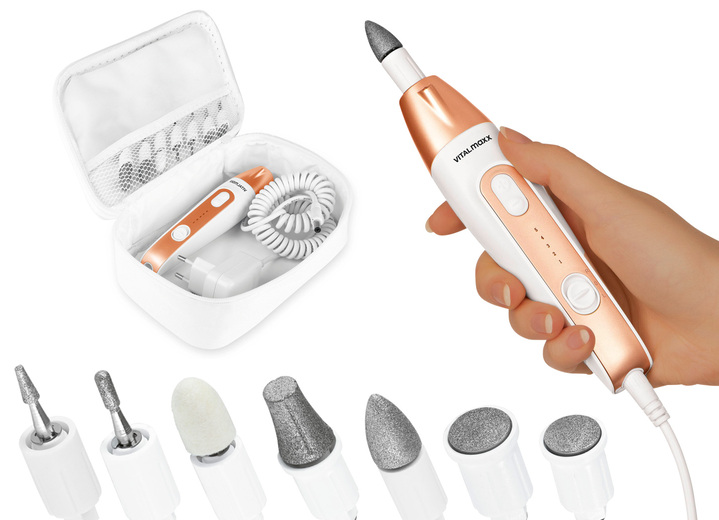 Manicure & pedicure - VITALmaxx mani/&pedicureset 7in1, in Farbe WEISS-ROSÉGOLD Ansicht 1