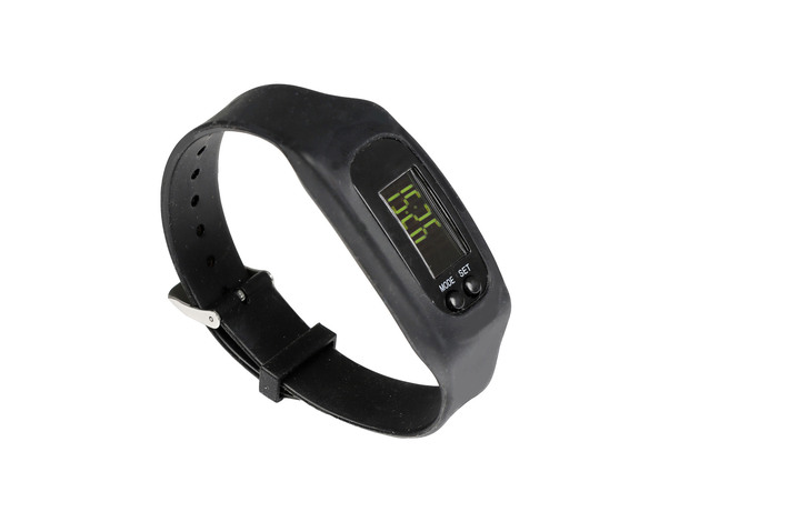 Fitness - Pedometer, in Farbe ZWART Ansicht 1