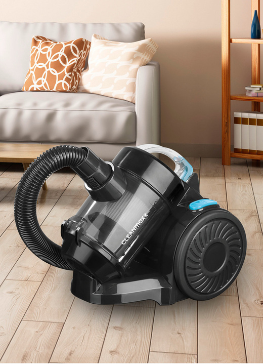 - Compacte stofzuiger met cycloontechnologie, in Farbe SCHWARZ