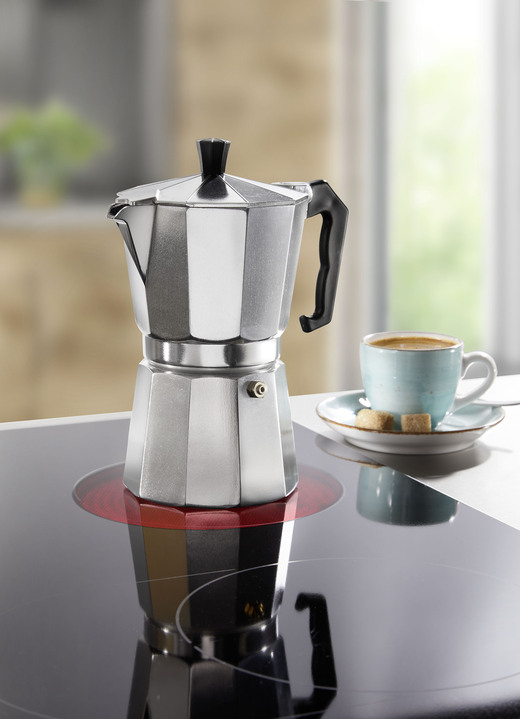 Huishoudhulpjes - Koffiezetappraat, in Farbe SILBER