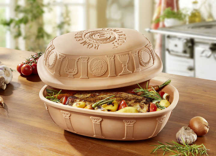 Braad- & ovenschotels - Römertopf voor de gezondheidsbewuste keuken, in Farbe TERRACOTTA Ansicht 1