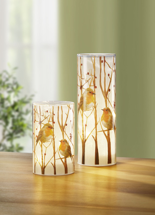 Cadeau-ideeën - Lantaarn, set van 2, in Farbe WIT BRUIN