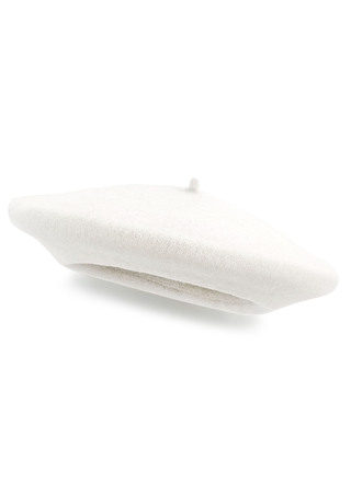 Elegante damesbaret van zuiver scheerwol