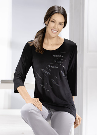 Prachtig shirt met decoratieve platen
