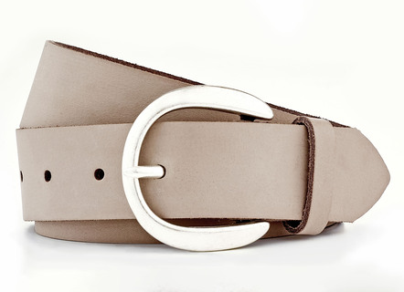 Modieuze leren damesriem, 3,5 cm breed