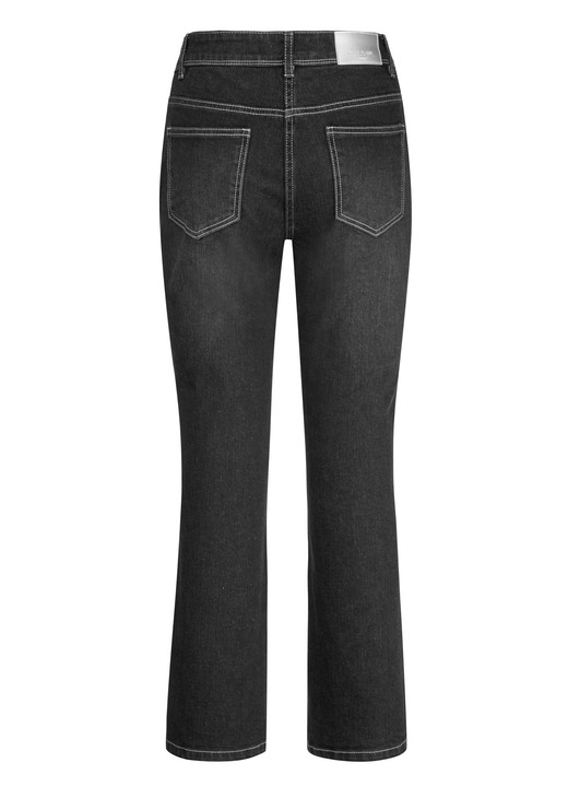 Broeken - Bootcut-spijkerbroek, in Größe 017 bis 052, in Farbe ZWART Ansicht 1