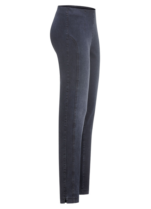 Broeken met elastische band - Jeans met trekkoord, in Größe 018 bis 052, in Farbe DUNKELBLAU Ansicht 1