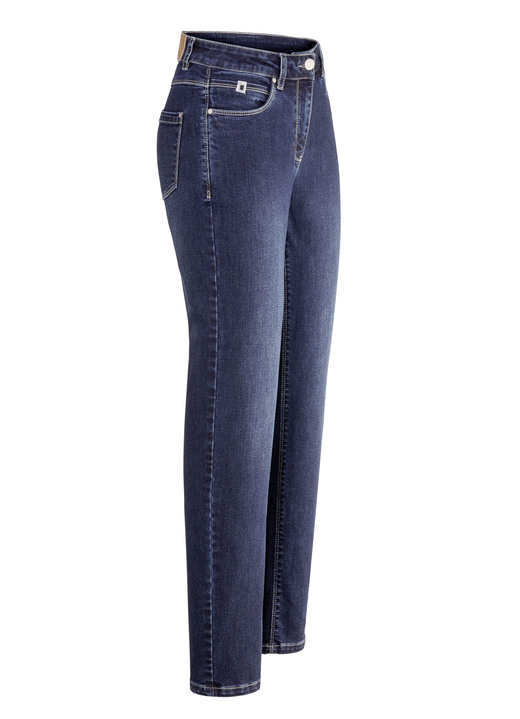Broek met knoop- en ritssluiting - Jeans met praktisch telefoonzakje Broek met knoop- en ritssluiting - Jeans met praktisch telefoonzakje, in Größe 017 bis 050, in Farbe DUNKELBLAU