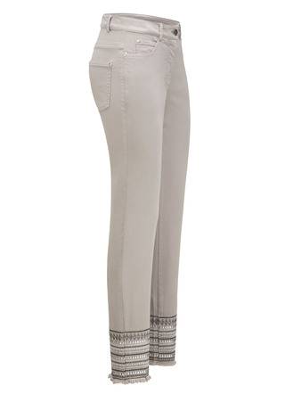 Broek met uitgebreide borduursels in etnische stijl