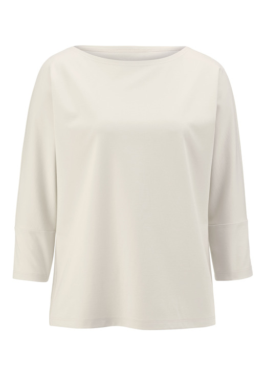 3/4-mouw - Shirt met ronde halslijn, in Größe 036 bis 052, in Farbe BEIGE Ansicht 1