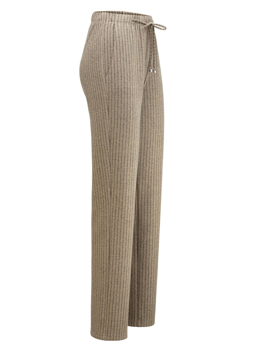 Broeken met elastische band - Broek in joggingstijl Broeken met elastische band - Broek in joggingstijl, in Größe 018 bis 052, in Farbe CAMEL-ZWART
