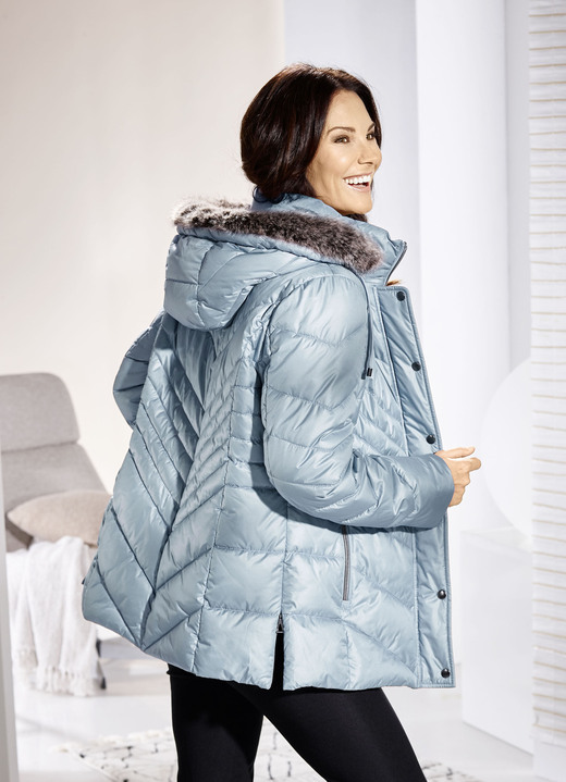 Winterjacks - Jas met ritssluiting bij de zijsplitten Winterjacks - Jas met ritssluiting bij de zijsplitten, in Größe 036 bis 052, in Farbe BLEU