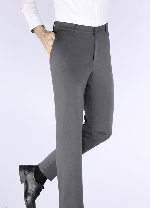 Broeken - Superstretchbroek “Klaus Models” in 4 kleuren Broeken - Superstretchbroek “Klaus Models” in 4 kleuren, in Größe 024 bis 060, in Farbe ANTRACIET GEMÊLEERD