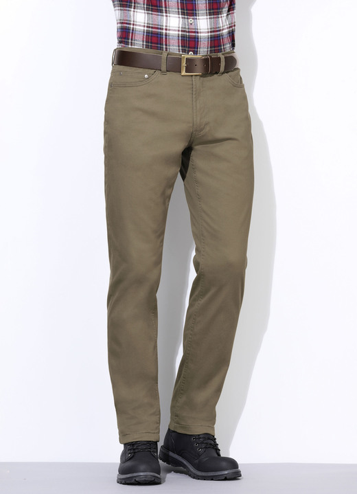 Broeken - Comfortabele thermobroek in 3 kleuren Broeken - Comfortabele thermobroek in 3 kleuren, in Größe 024 bis 064, in Farbe KHAKI
