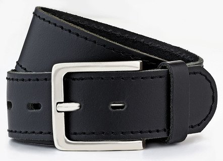 Klassieke herenriem, gemaakt van leer, 4 cm breed