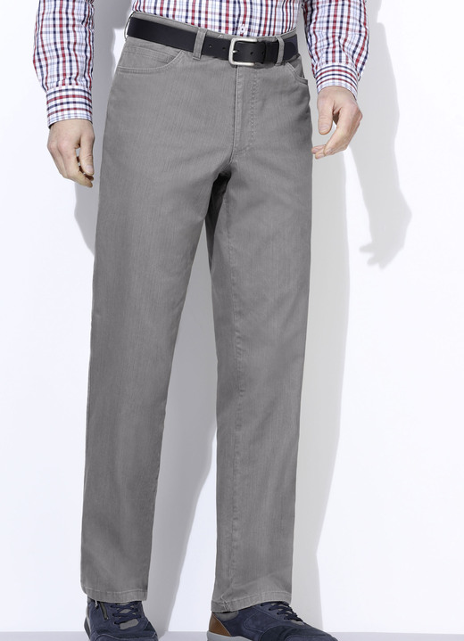 Broeken - Combinatievriendelijke broek in 4 kleuren Broeken - Combinatievriendelijke broek in 4 kleuren, in Größe 024 bis 064, in Farbe MITTELGRAU