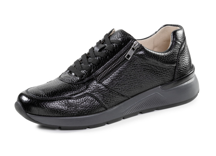 Instappers & veterschoenen - GINO GALANTE, klassieke herensneakers, met rits, in Größe 040 bis 046, in Farbe ZWART Ansicht 1