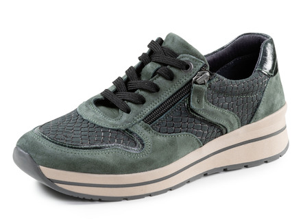 ELENA EDEN sneaker met veters en uitneembaar leren voetbed