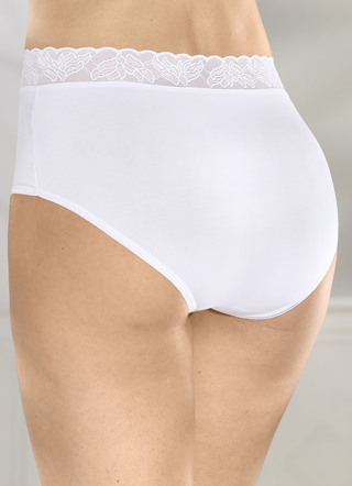 Verpakking van vier slips met elastische kanten tailleband