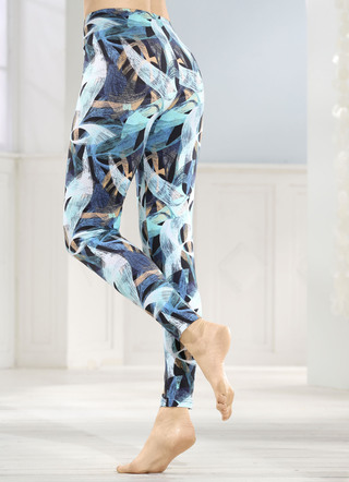 Set van twee leggings met elastische tailleband