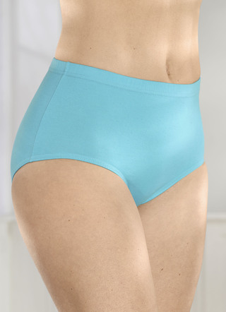 Set van vier slips met elastische tailleband