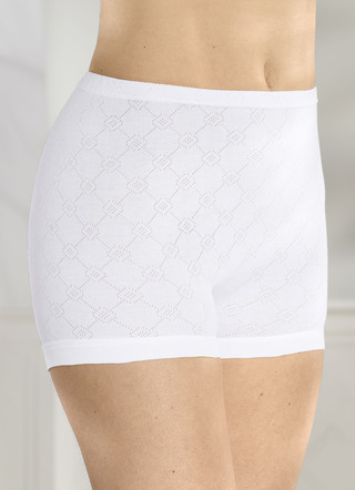 Vierpack slipjes met jacquardmotief