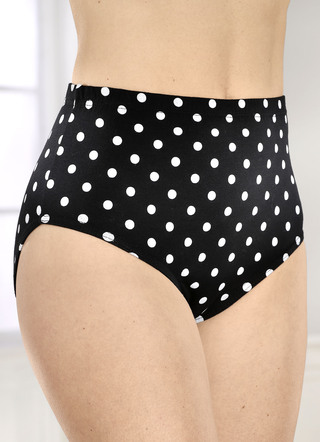 Set van vier slips met elastische tailleband